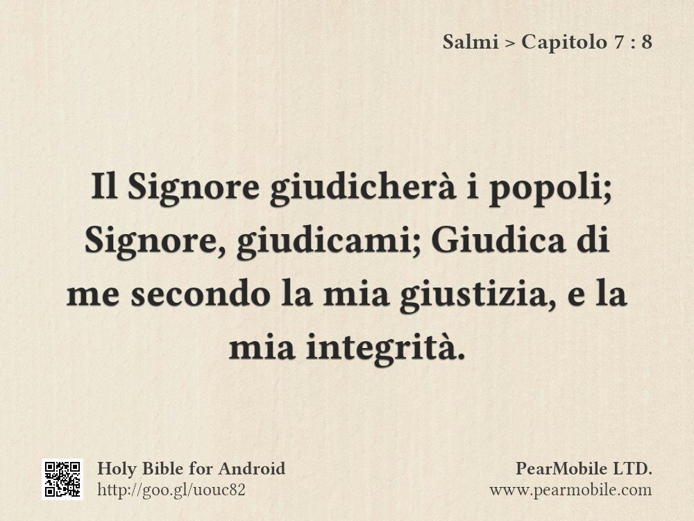 Salmi, Capitolo 7:8